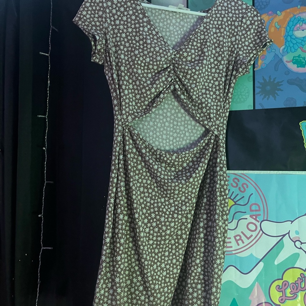 short flower dress